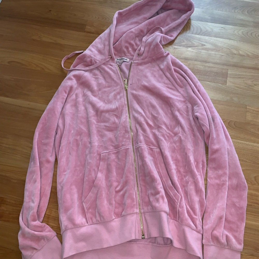 Pink juicy track hoodie